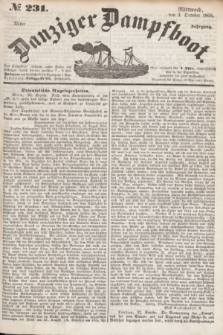 Danziger Dampfboot. Jg.25, № 231 (3 Oktober 1855)