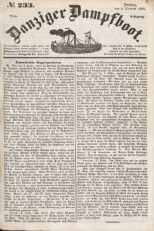 Danziger Dampfboot. Jg.25, № 233 (5 October 1855)