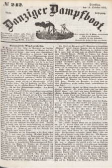Danziger Dampfboot. Jg.25, № 242 (16 October 1855)