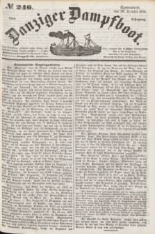 Danziger Dampfboot. Jg.25, № 246 (20 October 1855)