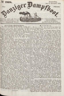 Danziger Dampfboot. Jg.25, № 268 (15 November 1855)