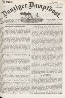 Danziger Dampfboot. Jg.25, № 269 (16 November 1855)