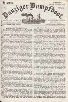 Danziger Dampfboot. Jg.25, № 276 (24 November 1855)