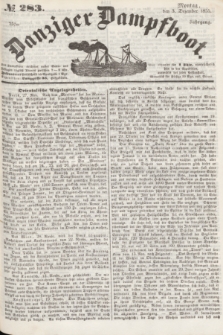 Danziger Dampfboot. Jg.25, № 283 (3 Dezember 1855)