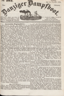 Danziger Dampfboot. Jg.25, № 293 (14 Dezember 1855)