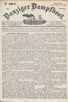 Danziger Dampfboot. Jg.25, № 304 (29 Dezember 1855)