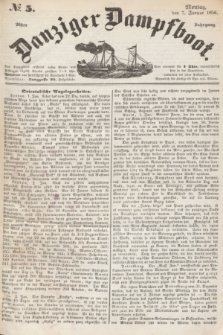 Danziger Dampfboot. Jg.26, № 5 (7 Januar 1856)