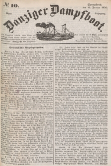 Danziger Dampfboot. Jg.26, № 10 (12 Januar 1856)