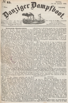 Danziger Dampfboot. Jg.26, № 15 (18 Januar 1856)
