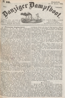 Danziger Dampfboot. Jg.26, № 16 (19 Januar 1856)