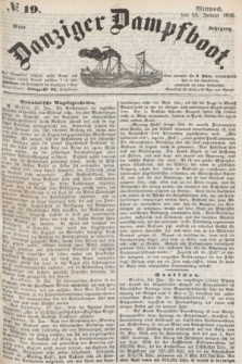 Danziger Dampfboot. Jg.26, № 19 (23 Januar 1856)