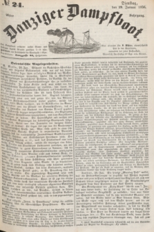 Danziger Dampfboot. Jg.26, № 24 (29 Januar 1856)