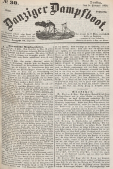 Danziger Dampfboot. Jg.26, № 30 (5 Februar 1856)