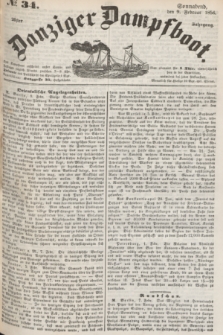 Danziger Dampfboot. Jg.26, № 34 (9 Februar 1856)