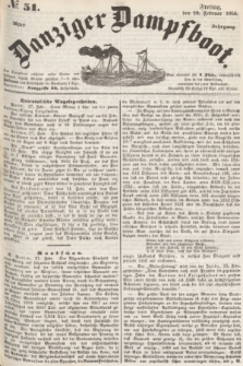 Danziger Dampfboot. Jg.26, № 51 (29 Februar 1856)