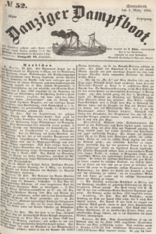 Danziger Dampfboot. Jg.26, № 52 (1 März 1856)
