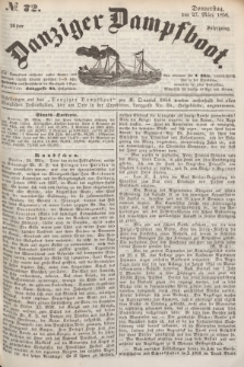 Danziger Dampfboot. Jg.26, № 72 (27 März 1856)