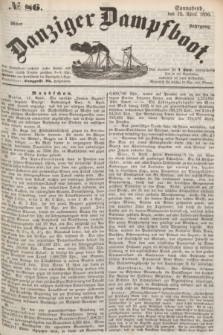 Danziger Dampfboot. Jg.26, № 86 (12 April 1856)