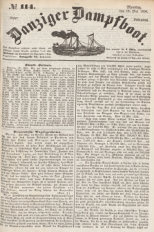 Danziger Dampfboot. Jg.26, № 114 (19 Mai 1856) + dod.