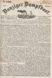 Danziger Dampfboot. Jg.26, № 140 (18 Juni 1856)