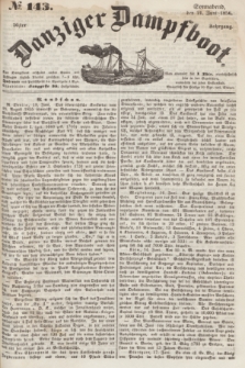 Danziger Dampfboot. Jg.26, № 143 (21 Juni 1856)