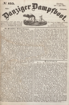 Danziger Dampfboot. Jg.27, № 155 (7 Juli 1857)