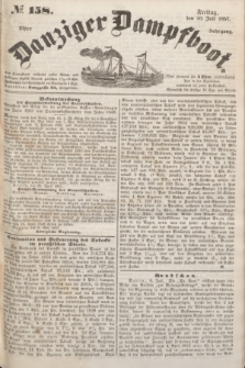 Danziger Dampfboot. Jg.27, № 158 (10 Juli 1857)