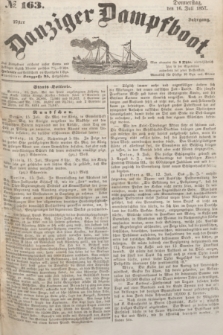 Danziger Dampfboot. Jg.27, № 163 (16 Juli 1857)
