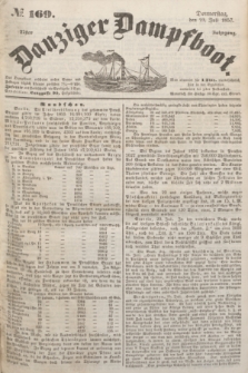 Danziger Dampfboot. Jg.27, № 169 (23 Juli 1857)