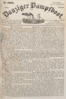 Danziger Dampfboot. Jg.27, № 199 (27 August 1857)