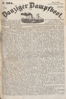 Danziger Dampfboot. Jg.27, № 205 (3 September 1857)