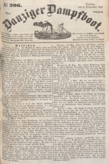 Danziger Dampfboot. Jg.27, № 206 (4 September 1857)