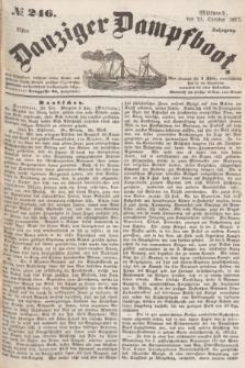 Danziger Dampfboot. Jg.27, № 246 (21 October 1857)