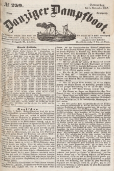 Danziger Dampfboot. Jg.27, № 259 (5 November 1857)