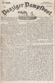 Danziger Dampfboot. Jg.27, № 277 (26 November 1857)