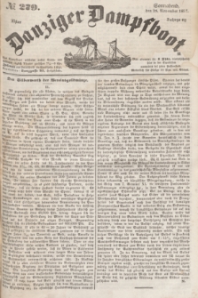 Danziger Dampfboot. Jg.27, № 279 (28 November 1857) + dod.