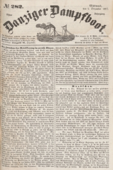 Danziger Dampfboot. Jg.27, № 282 (2 December 1857)