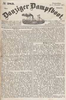 Danziger Dampfboot. Jg.27, № 283 (3 December 1857)