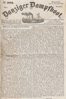 Danziger Dampfboot. Jg.27, № 291 (12 December 1857) + dod.