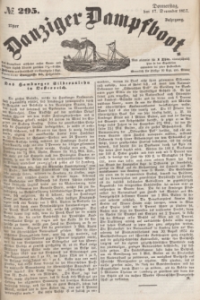 Danziger Dampfboot. Jg.27, № 295 (17 December 1857)