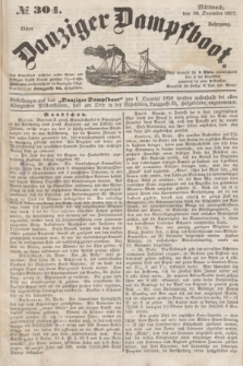 Danziger Dampfboot. Jg.27, № 304 (30 December 1857) + wkładka