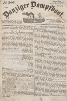 Danziger Dampfboot. Jg.27, № 305 (31 December 1857)
