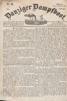 Danziger Dampfboot. Jg.28, № 2 (4 Januar 1858)