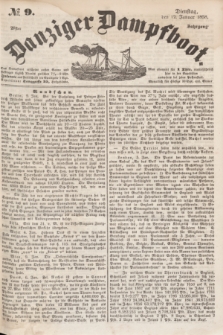 Danziger Dampfboot. Jg.28, № 9 (12 Januar 1858)