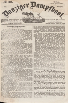 Danziger Dampfboot. Jg.28, № 12 (15 Januar 1858)