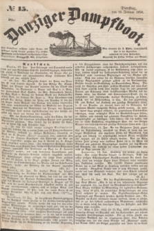 Danziger Dampfboot. Jg.28, № 15 (19 Januar 1858)