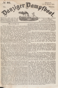 Danziger Dampfboot. Jg.28, № 16 (20 Januar 1858)