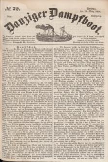 Danziger Dampfboot. Jg.28, № 72 (26 März 1858)