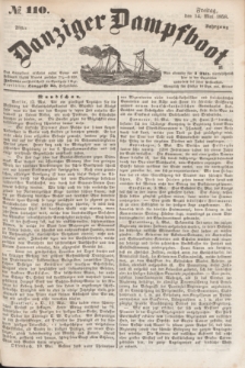 Danziger Dampfboot. Jg.28, № 110 (14 Mai 1858)