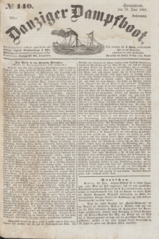 Danziger Dampfboot. Jg.28, № 140 (19 Juni 1858)